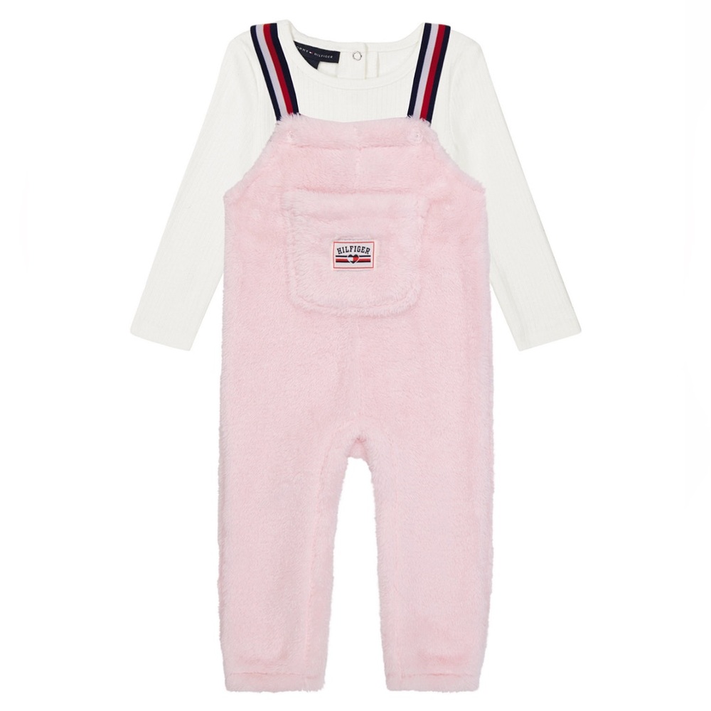 Tommy Hilfiger 2-piece Sherpa overalls NWT